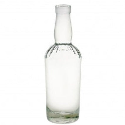 375ml Clear Jimmy Lee Round Bottles, Bartop - case of 12