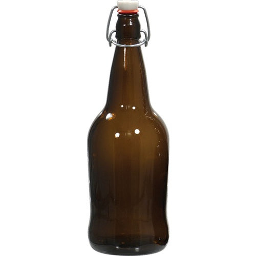 1 Liter Amber E.Z. Cap Bottle - Each