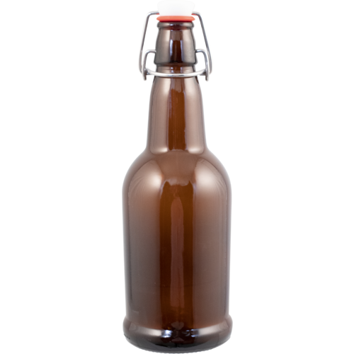 1/2 Liter Amber E.Z. Cap Bottles - Each