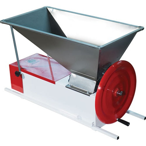 Manual Crusher/De-Stemmer Painted w/Stainless Steel Hopper (Stand not included)