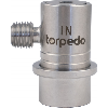 Torpedo Ball Lock Gas In Flared Stainless 3/8