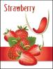 Strawberry Fruit Wine Labels 30/pk